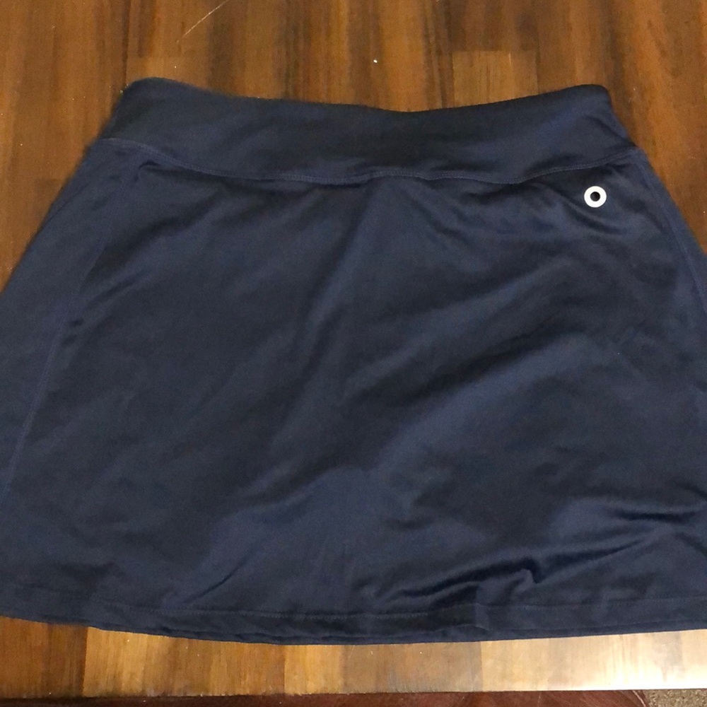 Navy blue tennis skirt